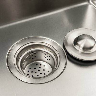 Кухонна мийка Handmade dante 78х43х22 см з нержавіючої сталі, фото 3