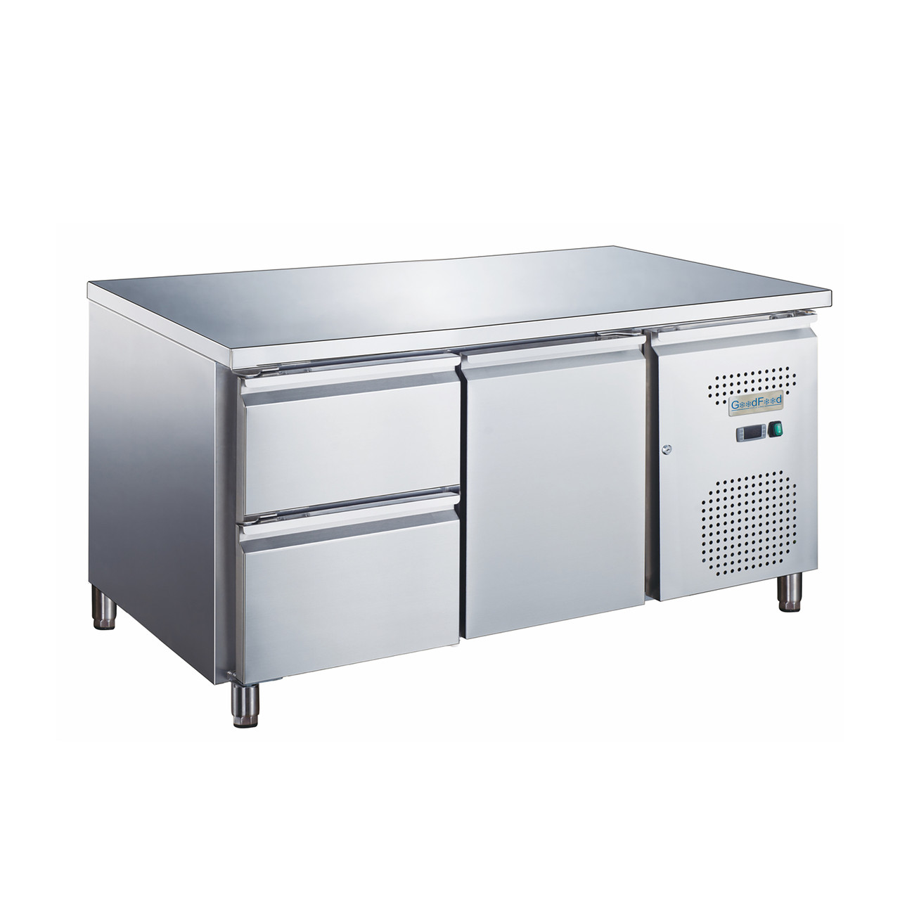 Стіл холодильний GoodFood GF-GN2110TN-HC дві шухляди, фото 1