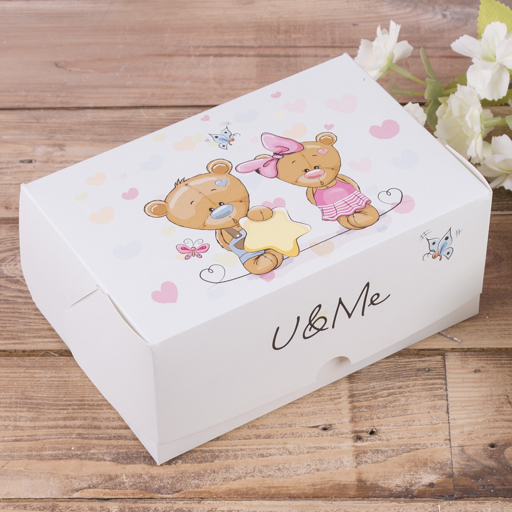 Коробка для солодощів "Ведмежата", 18 х 12 х 8 см