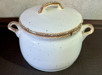 Каструлька для подачі 650 мл, 13х10,5 см, Біла (Pro Ceramics) Кантрі