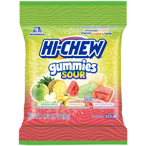 Gummies Sour Mix – HI-CHEW 120g, фото 1