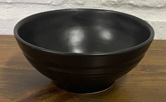 Супниця 550 мл, 15 см, Чорна (Pro Ceramics) Чорний-мат