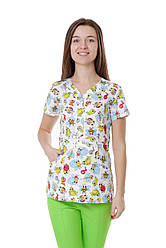 Куртка котонова Балі комашки, кор.рукав (р.40)