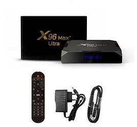 Приставка смарт X96 MAX PLUS ULTRA 4/32 GB ANDROID 11 з оновленням ПО