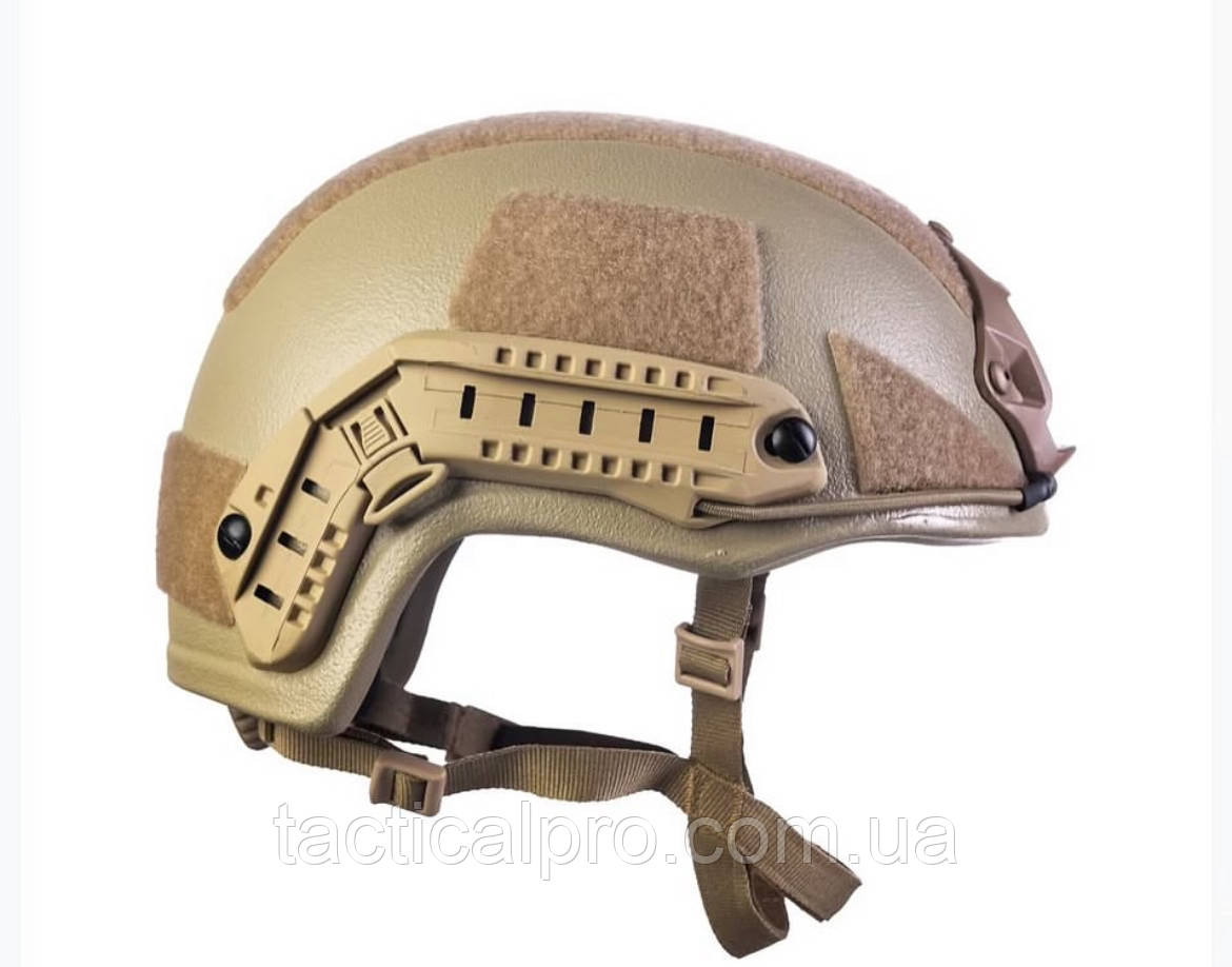 Шолом балістичний FAST ARAMID, NIJ IIIa, Custom, з поліпшеним кріпленням Wendy, розмір XL, колір Койот, фото 1