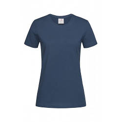 Футболка Classic Women темно-синя (XL)