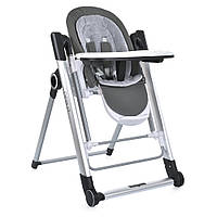 Стільчик-гойдалка для годування EL CAMINO ME 1102 DEBUT Serious Gray, заколисувальний центр