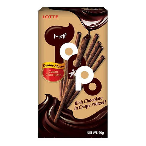 Toppo Cocoa Chocolate 40g, фото 1
