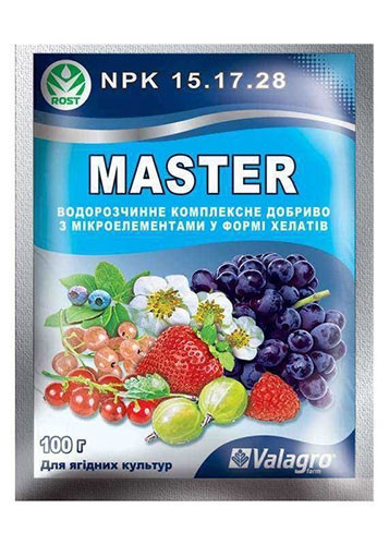 МАЙСТЕР-АГРО для ягідний 100 гр