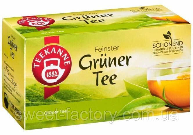 Чай Teekanne Feinster Gruner Tee 20s 35g