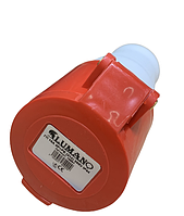Гніздо переносне ГП 16A 3P+PE (214) 380V IP44 (18861) TM LUMANO