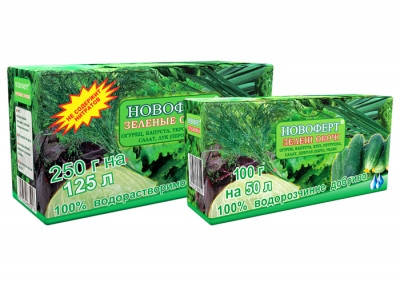НОВОФЕРТ «ЗЕЛЕНІ ОВОЧІ» 100 г, фото 2