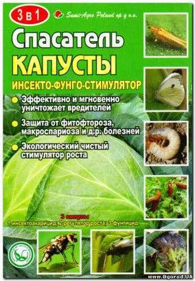 Рятувальник капусти 3в1 (інсекто-фунго-стимулятор, фото 1