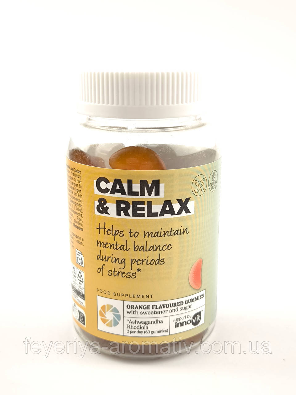 Вітаміни для підтримки спокою та зниження стресу Calm & Relax 60 шт.