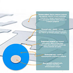 Дзеркальний декор акриловий самоклеючий Love срібло,11шт (D) SW-00002495