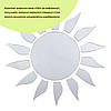 Дзеркальний декор акриловий самоклеючий Сонце-2 срібло,15 шт товщина 2 мм (300х540), фото 2