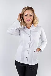 Куртка котонова Домініка  білий 01, ДР  (р.50)