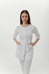 Туніка котонова Касабланка білий, рук.3/4 (р.50)