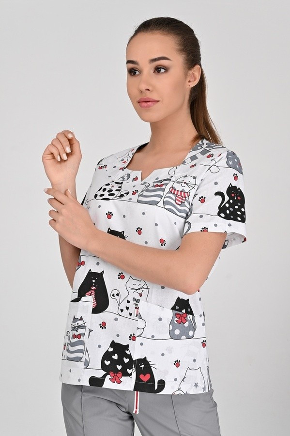 Куртка котонова Варшава мартовські коти, кор.рукав (р.66)