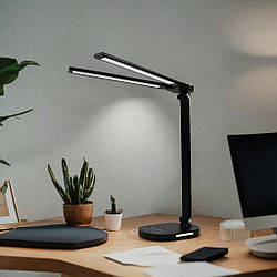 Лампа настільна LED подвійна розкладна 14Вт, 5 режимів, JW-5508