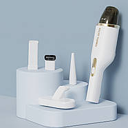 Акумуляторний автомобільний пилосос на 3 швидкості з 3 насадками AND 1-38 Білий, фото 2