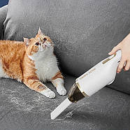 Акумуляторний автомобільний пилосос на 3 швидкості з 3 насадками AND 1-38 Білий, фото 8