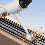 Акумуляторний автомобільний пилосос на 3 швидкості з 3 насадками AND 1-38 Білий, фото 6