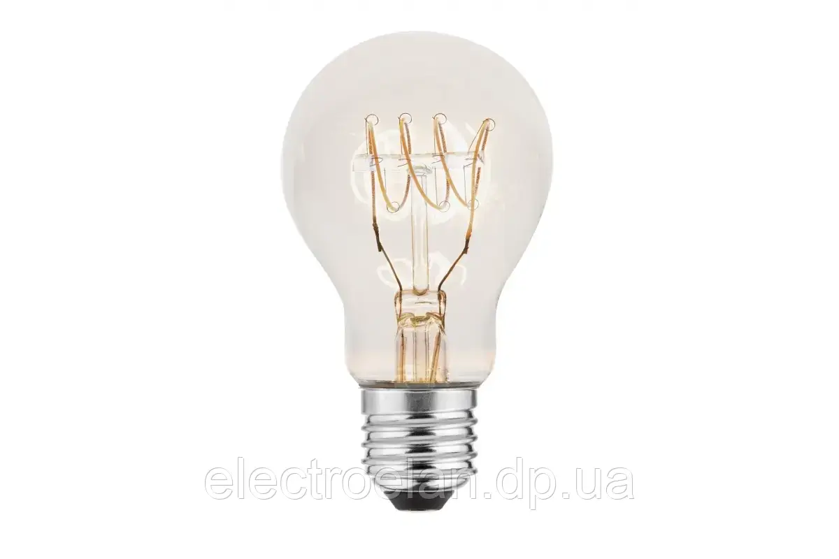 LED-лампа GTV Filament Spin, ST64, E27, 4W, 2200 K, AC220-240V, 360°, фото 1