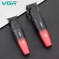 Набір для стрижки (Машинка + тример) VGR Professional Limited Edition Turbo Black&Red (V-640-RD), фото 6