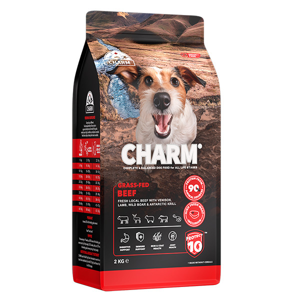 Сухий корм Charm Grass-Fed Beef беззерновий з бичками холістик для собак 2кг