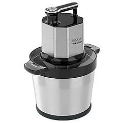 Чопер подрібнювач електричний кухонний 1500 Вт із чашею із нержавіючої сталі 4,5 літрів Sokany SK-7088