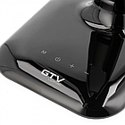 Настільна лампа GTV LINEAR 7W, CCT, час, температура, календар, будильник, Чорний, працює від power bank, фото 3