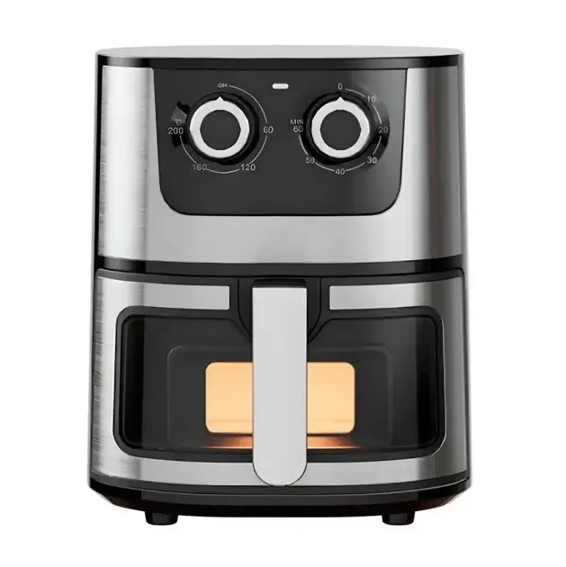 Домашня безоливна фритюрниця на 8 літрів, настільна універсальна піч для дому Rainberg RB-2269, фото 1