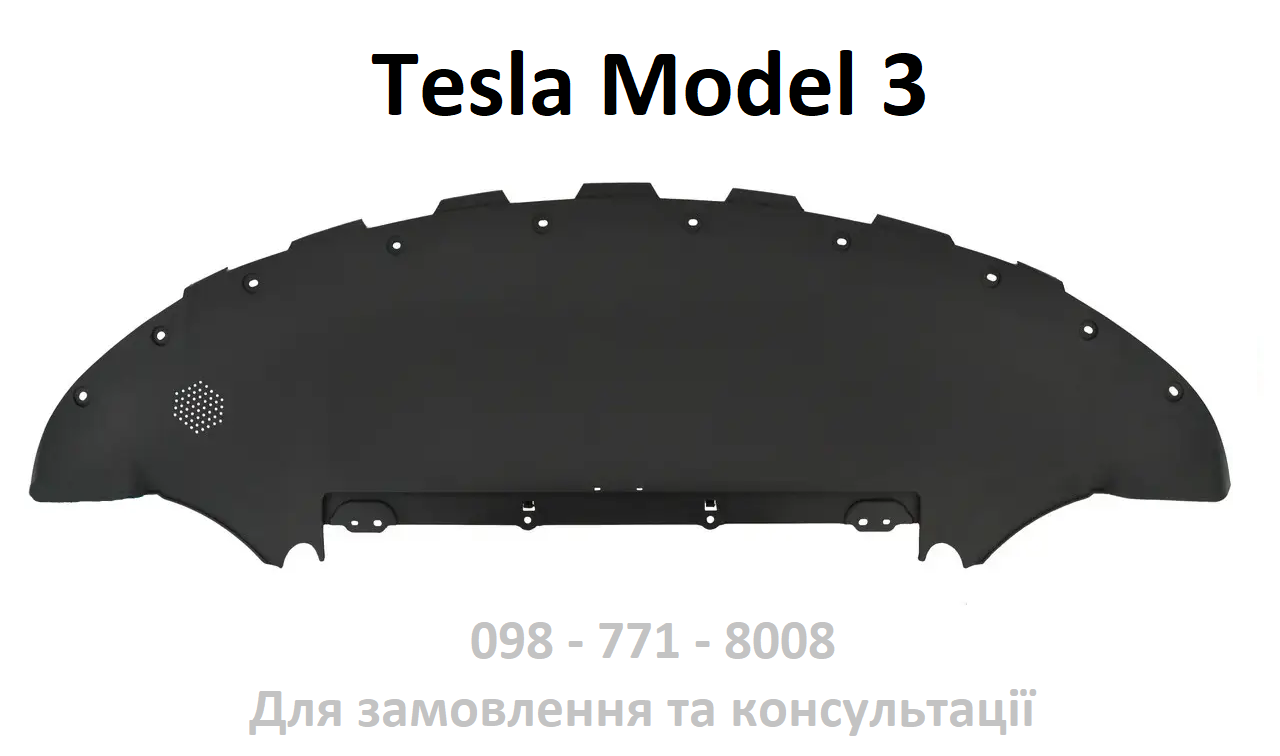 Накладка бампера переднього нижня (губа) Tesla Model 3 (1084174-00-D)