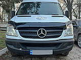Дефлектор капота 2006-2013 (EuroCap) для Mercedes Sprinter W906, фото 10