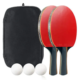 Набір для настільного тенісу BOL Newt NE-CM-12, 2 ракетки, 3 м’ячика, чохол, Toyman