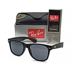 Окуляри Ray Ban Wayfarer чорні, матова оправа