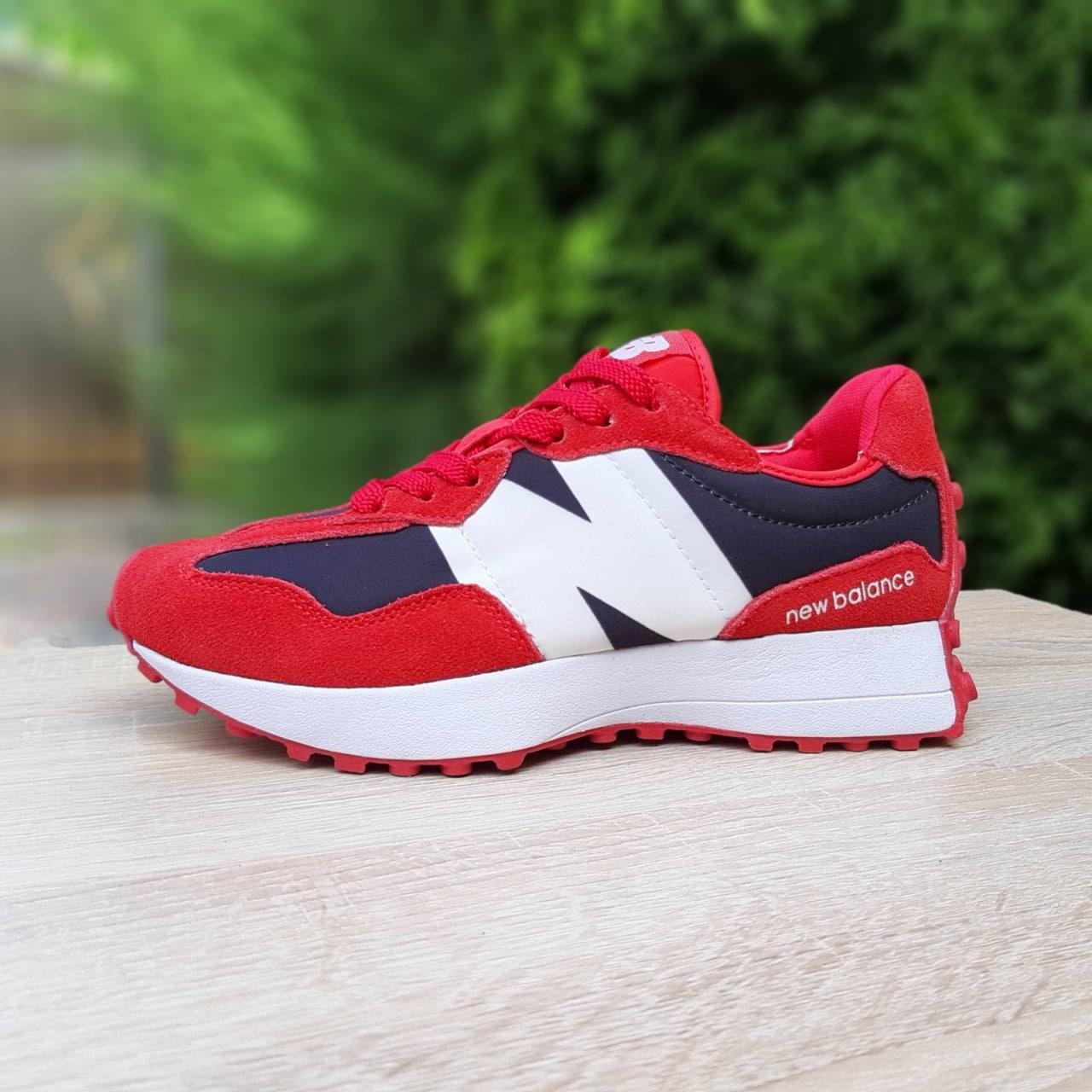 New Balance 327 Червоні з чорним, фото 1