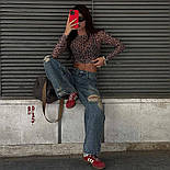 Жіночий топ у леопардовий принт із сітки з довгими рукавами (р. 42-44) 10171268, фото 5