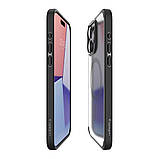 Чохол TPU+PC Spigen Ultra Hybrid with Magsafe для iPhone 15 Pro Max Колір Transparent, фото 7