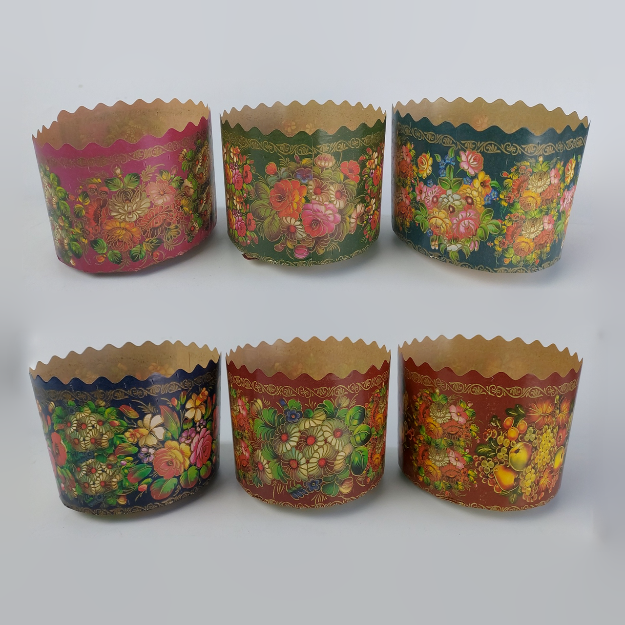 Формы бумажные для паски (85*130) Жостово (400гр) (50 шт), фото 1