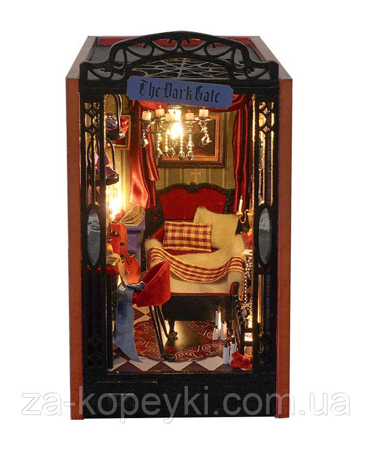Бук Нук Щоденник вампіра Дракули Book Nook Vampire Diary DIY TL-9 Інтер'єрний конструктор