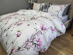 Постільна білизна бязь преміум Рожева магнолія