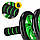 Ролик (гімнастичне колесо) для преса 4FIZJO Ab Wheel Black/Green (P-5907222931523), фото 6