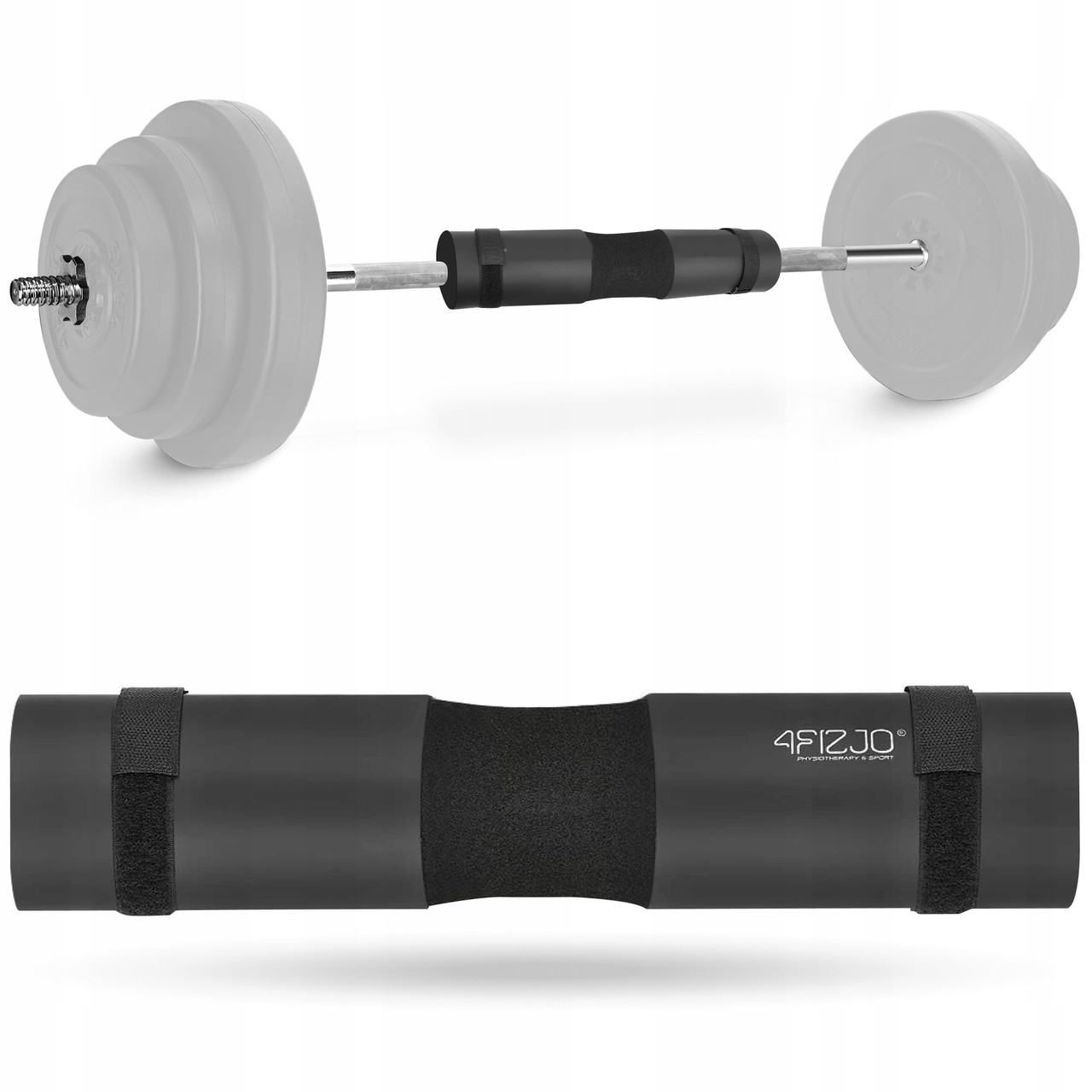 Накладка (бампер) на гриф 4FIZJO Barbell Pad Black (P-5907739311894)
