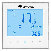 Термостат цифровий для фанкойла Mycond TRF-B2W 24V Touch White (TRF-B2W-F-010-24V)