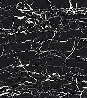 Самоклеюча вінілові плитка 600*300*2 мм мармур чорний