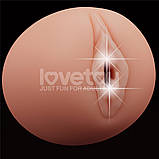 Уцінка! Подвійний мастурбатор: вагіна та анус Slider Double-Ended Masturbator Vagina and Anus Flesh (пошкоджене пакування), фото 2