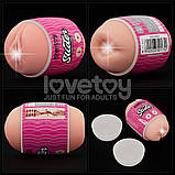 Уцінка! Подвійний мастурбатор: вагіна та анус Slider Double-Ended Masturbator Vagina and Anus Flesh (пошкоджене пакування), фото 8