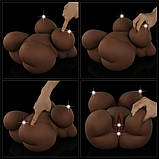 Мастурбатор в формі жіночого тіла з двома інтимними входами вагіна та анус Streetgirl's #6 Black, фото 10